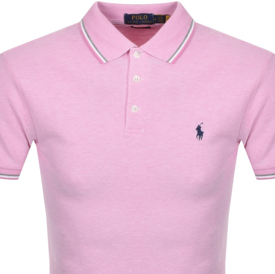 Alternative Image for ProductRalph Lauren Stretch Mesh Polo T Shirt Pink2